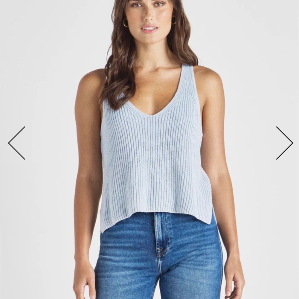 NWOT SplendidLight Blue Knit tank